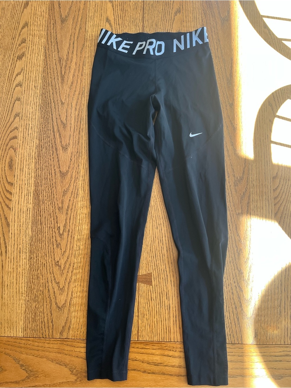 Nike Black Youth Performance Leggings with Branded Waistband